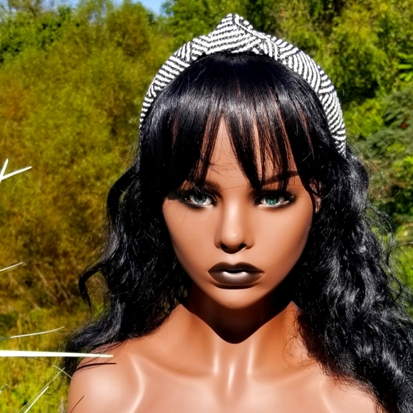 Accessories - Zebra Interlock Woven Headband Jewelry